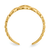 14k Peace Sign Toe Ring